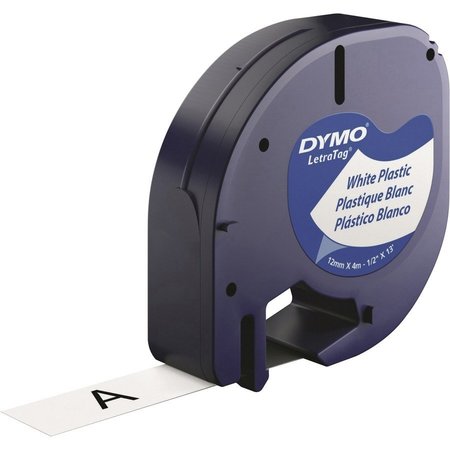 Dymo Tape, Lbl, Ltag, Plas, .5", We, 6 Pk DYM2050823